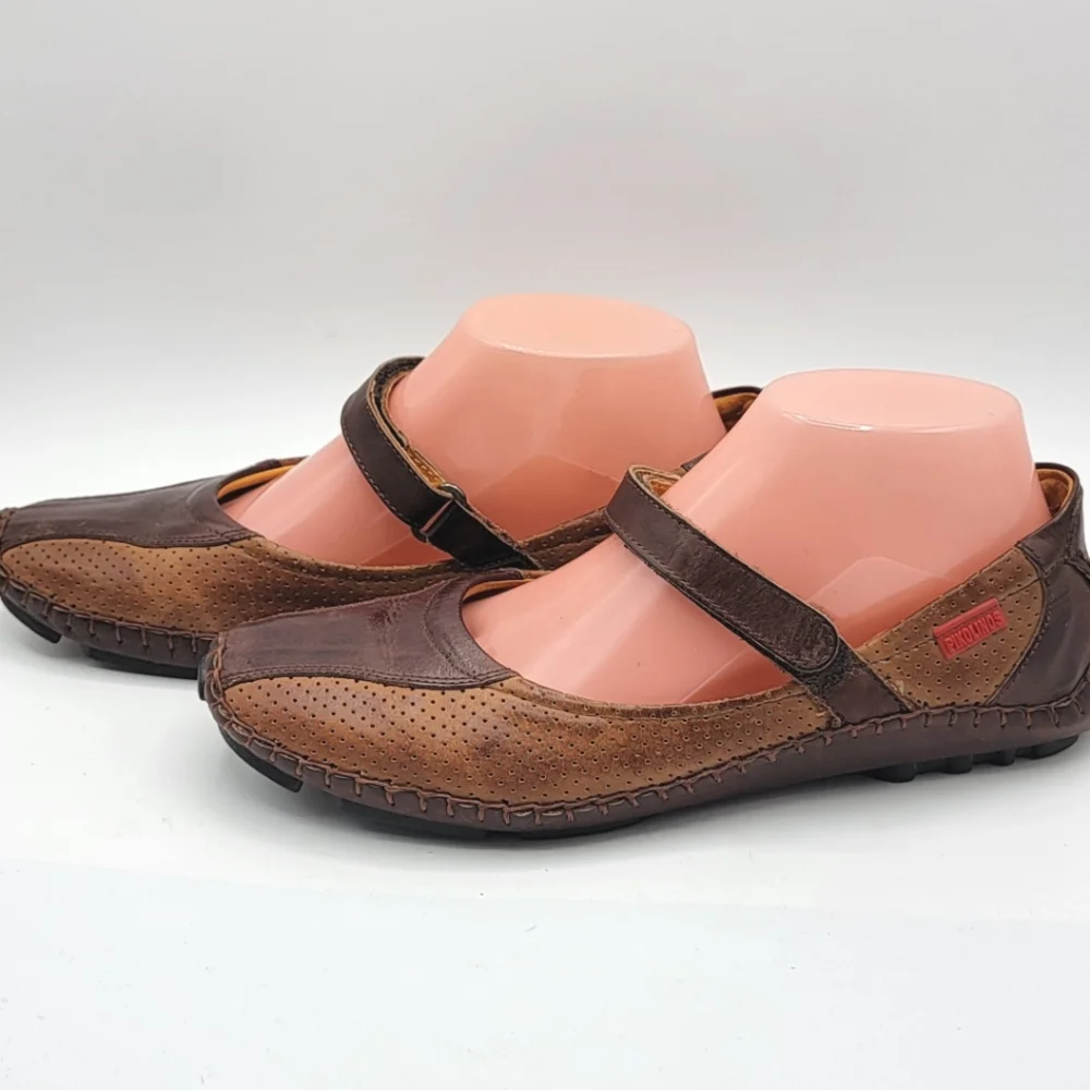 PIKOLINOS Women's Mary‎ Jane Flats Size 39 (8.5-9) #1325